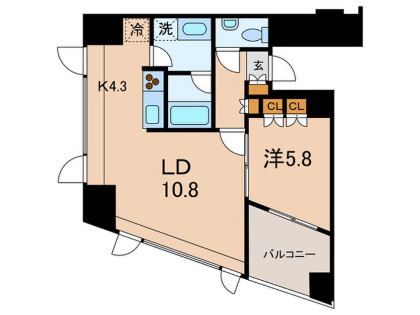 間取図 パークキューブ目黒タワー