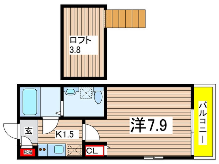間取り図 リヴィエールⅠ
