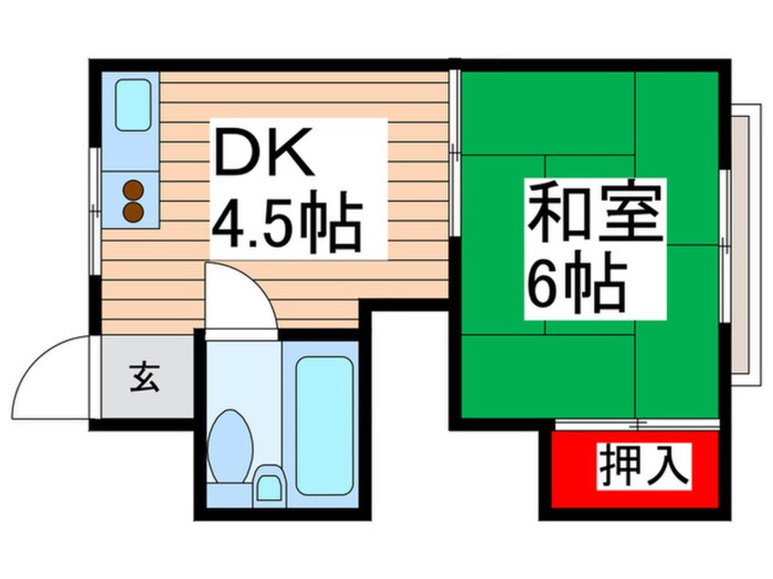 間取図 グリ－ンマンション