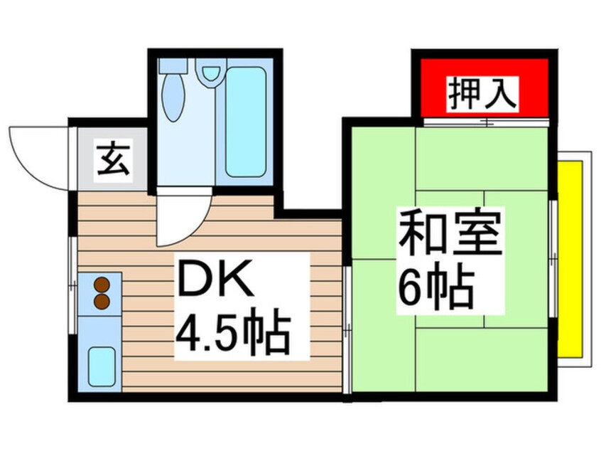 間取図 グリ－ンマンション