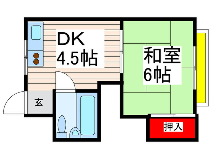 間取図 グリ－ンマンション