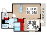 フェリ－チェ蔵前 1LDKの間取り