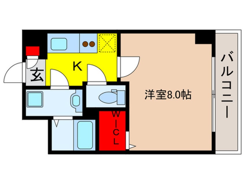 間取図 フェリ－チェ蔵前