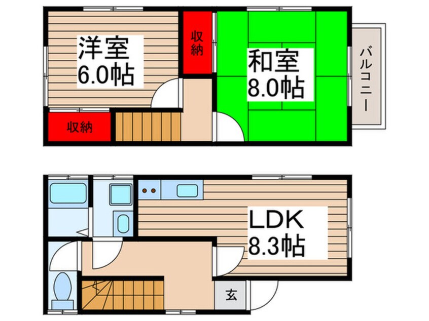 間取図 川越市戸建（むさし野南）