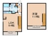 PASEO市谷加賀町 1LDKの間取り