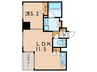 RODIA日本橋茅場町 1LDKの間取り