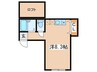 プラチナムⅠ 1Rの間取り