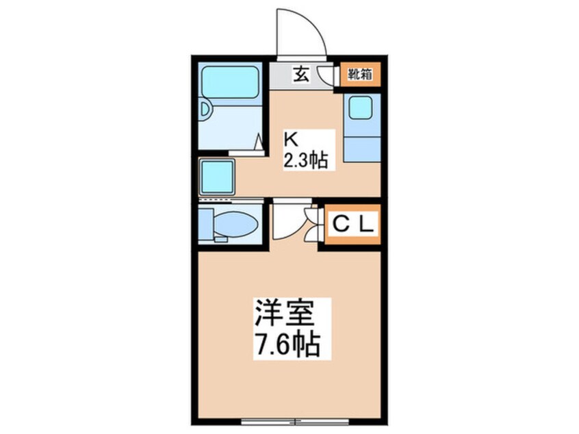 間取図 ハイムコーヤⅡ