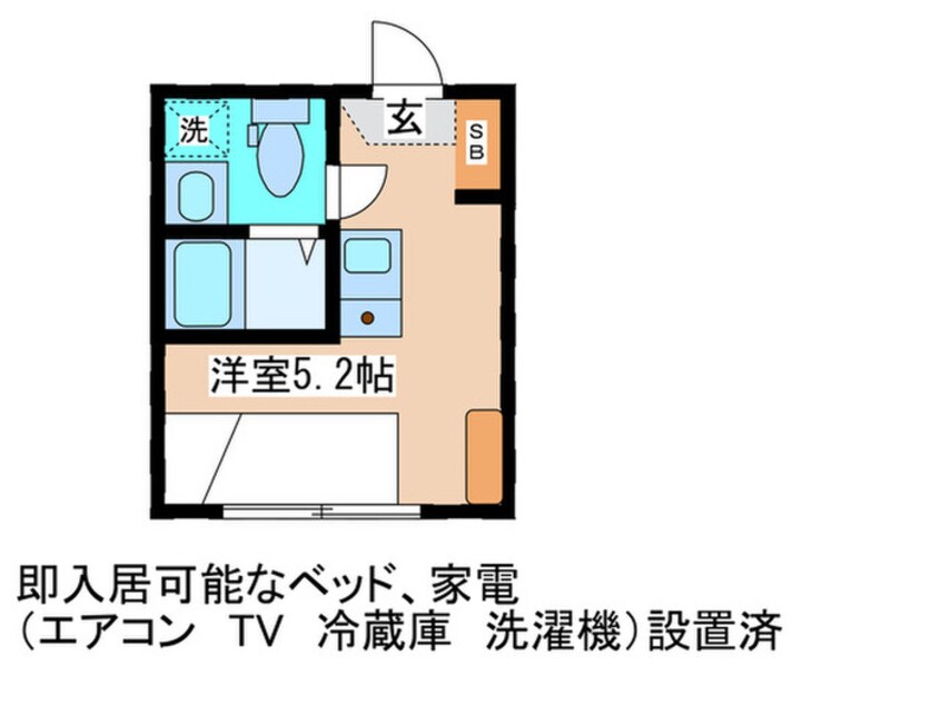 間取図 The　Fusion　代々木上原