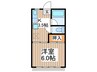 ハイツサンリッチ 1Kの間取り