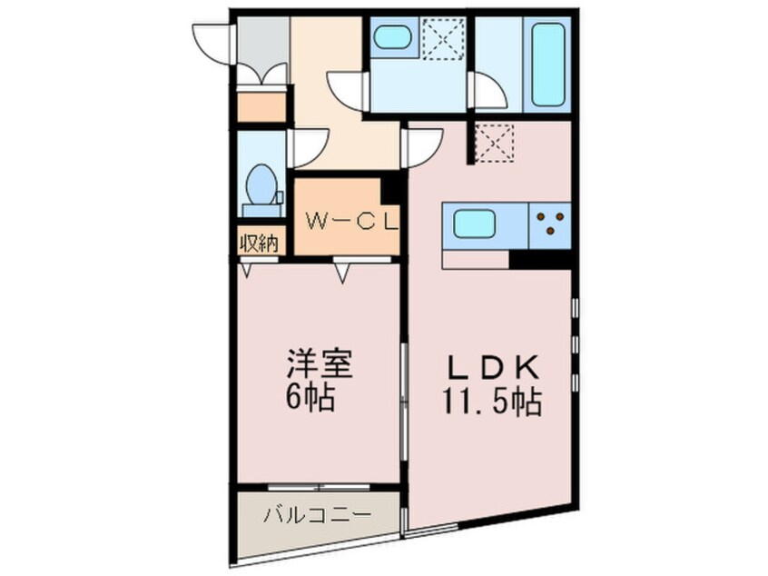 間取図 Ｆｌｏｗｒｉｓｈ　ＳⅡ