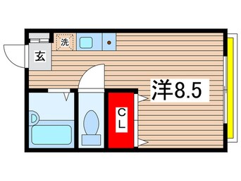 間取図 セジュ－ル原