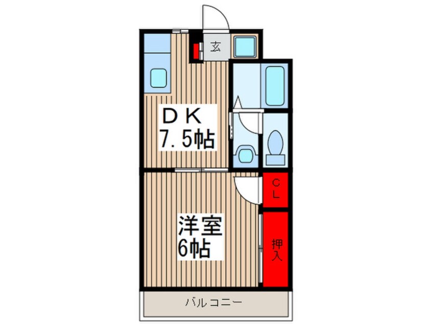 間取図 サンハイムエム