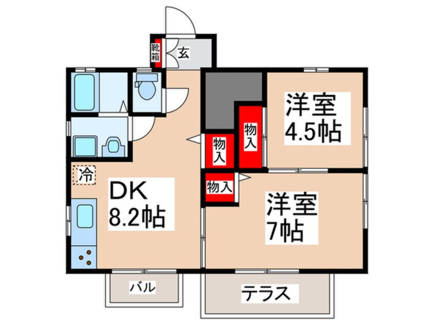 間取図 ブランシェ