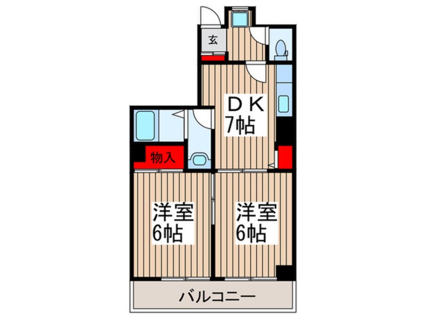 間取図 ホワイトキャッスル