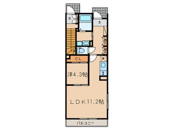 間取図 ヴァンヴェ－ル