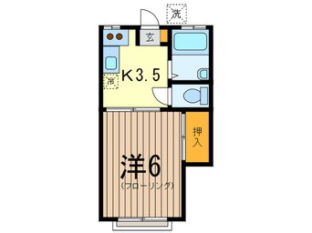 間取図 カーサタチバナ