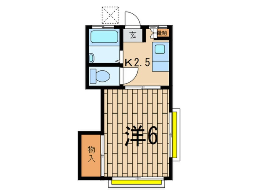 間取図 カーサタチバナ