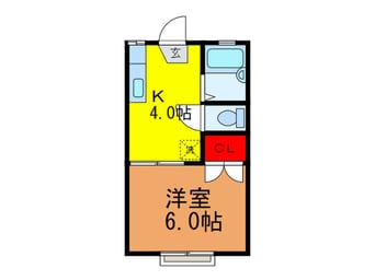 間取図 メゾンヤマダ