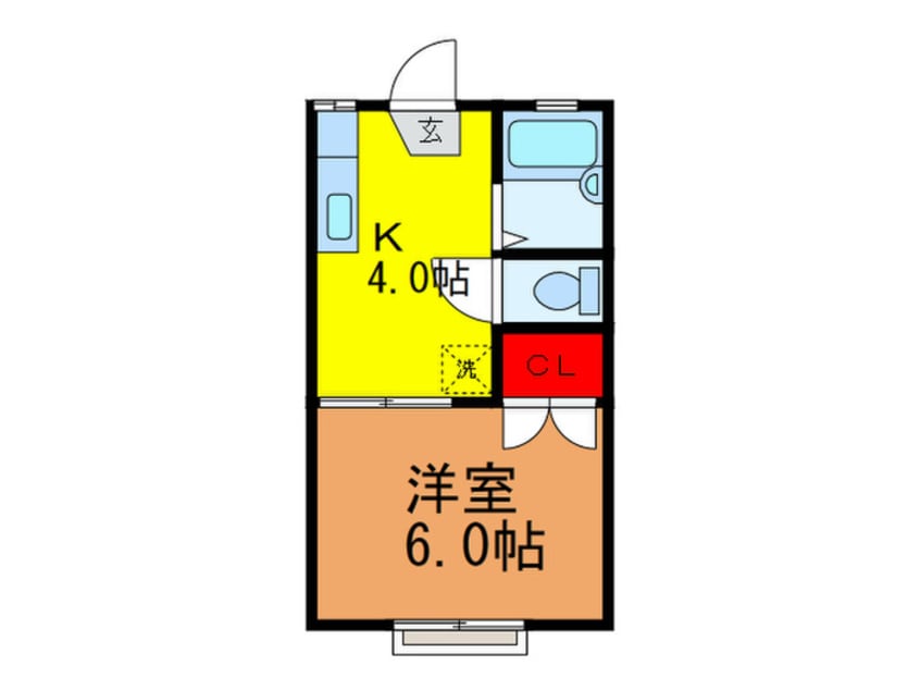間取図 メゾンヤマダ