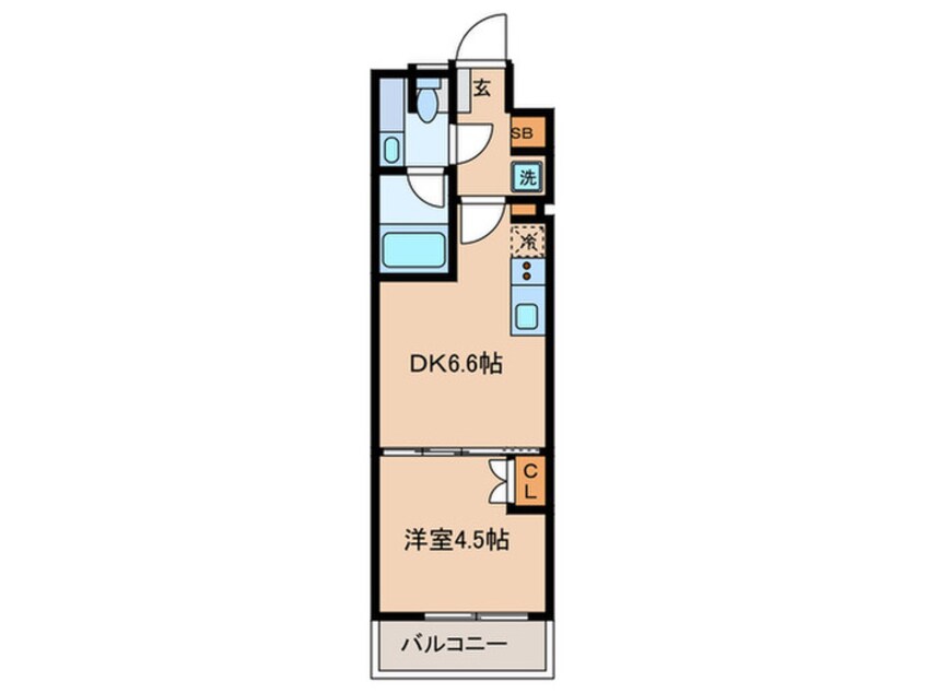 間取図 エトワール駒沢大学