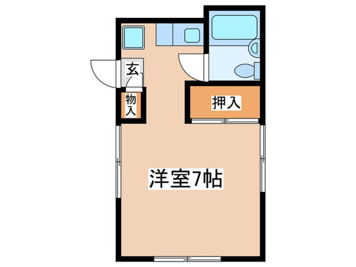 間取り図 エルベ山手Ｂ