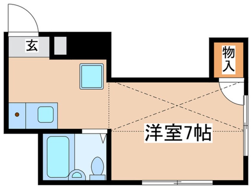 間取図 エルベ山手Ｂ