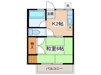 間取図 シティハイムあかね