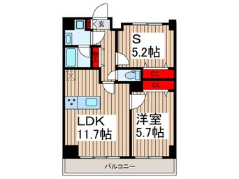 間取図 ポルタフォルトゥーナ