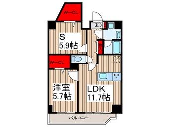 間取図 ポルタフォルトゥーナ