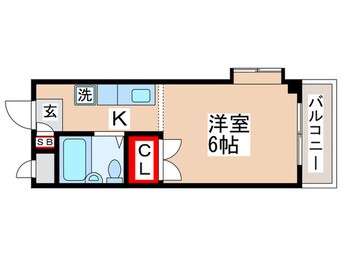 間取図 プラスハイツ１