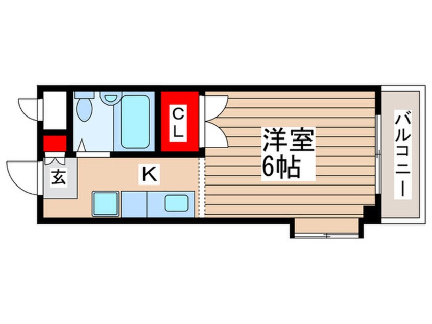 間取図 プラスハイツ１