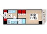 GENOVIA南千住Ⅵskygarden(301) 1Kの間取り