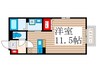 リヴェ－ル司 1Rの間取り