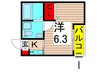 ＦＩＣＡＴＡ綾瀬 1Kの間取り