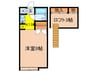 ＧＲＥＥＮ　ＧＡＢＬＥＳ 1Kの間取り