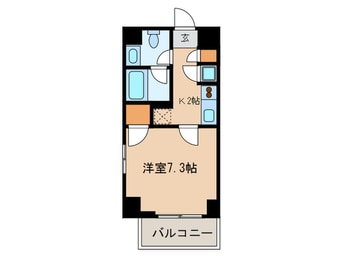 間取図 ステュ－ディオ神保町Ⅱ（Ａ）