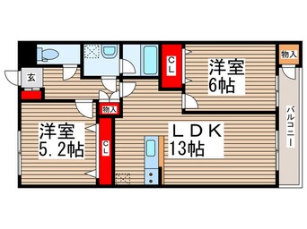 間取図 菊栄ハイツ