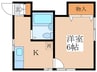 ポエム 1Kの間取り
