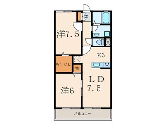 間取図 クレスト宇奈根