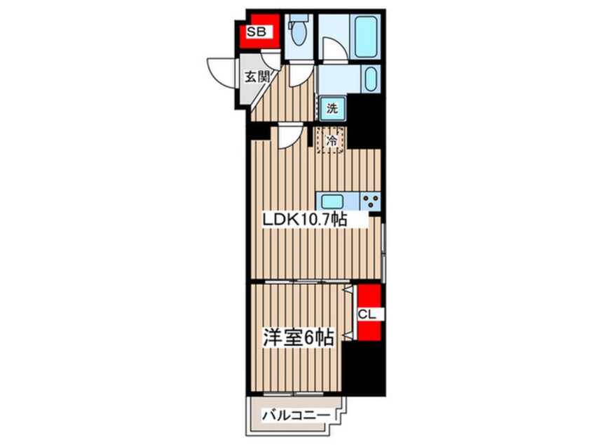 間取図 フェリーチェ錦糸町