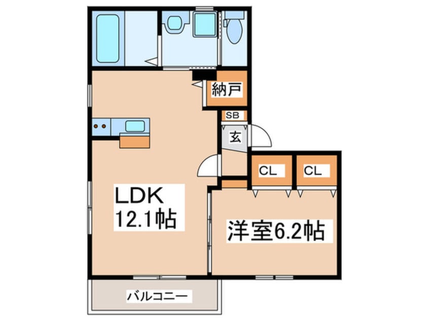 間取図 カーサフェリーチェ
