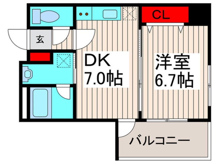 間取図 ユリカロゼ西新井駅前