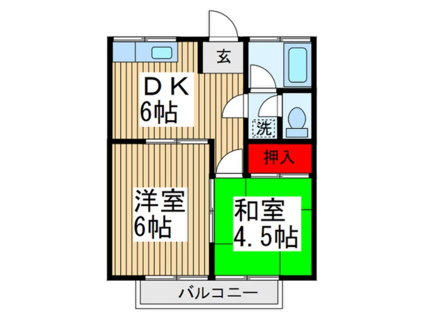 間取図 四季コ－ポ