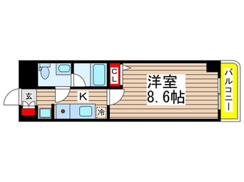 間取図 ミェ－レ船橋