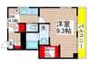 マンション海老原１ 1DKの間取り