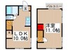 ウェルカムハウス石井 1LDKの間取り