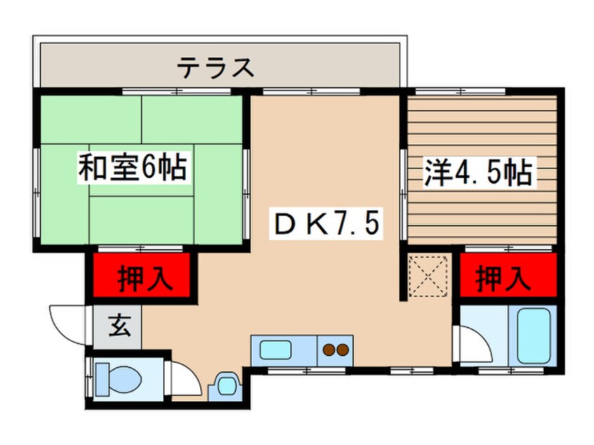 間取図 パピヨン井上