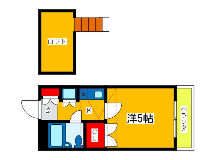 間取り図 ジュネッタ８