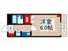 ジュネッタ８ 1Kの間取り